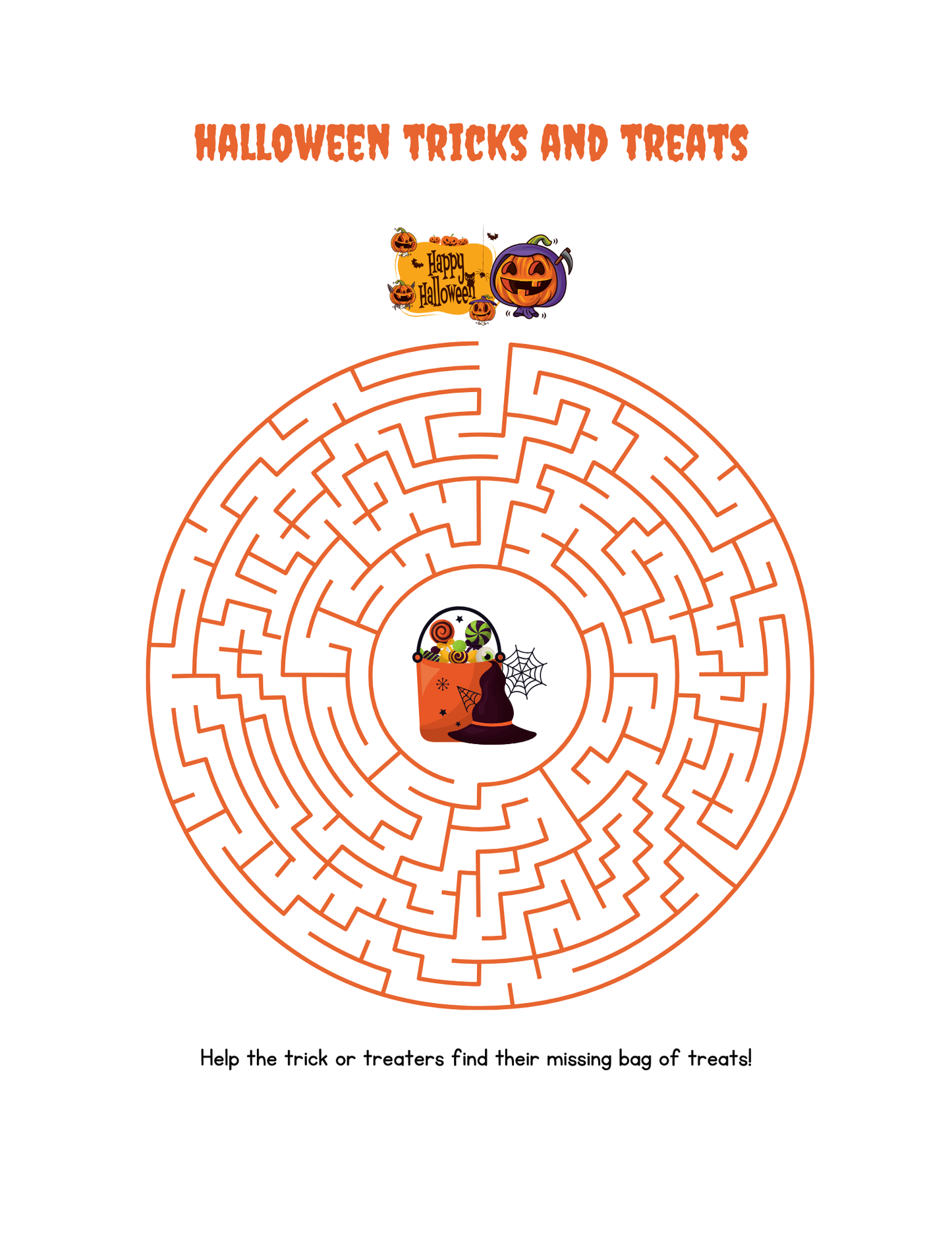 Pureopia Kids Halloween Activity Pack (Digital Download)