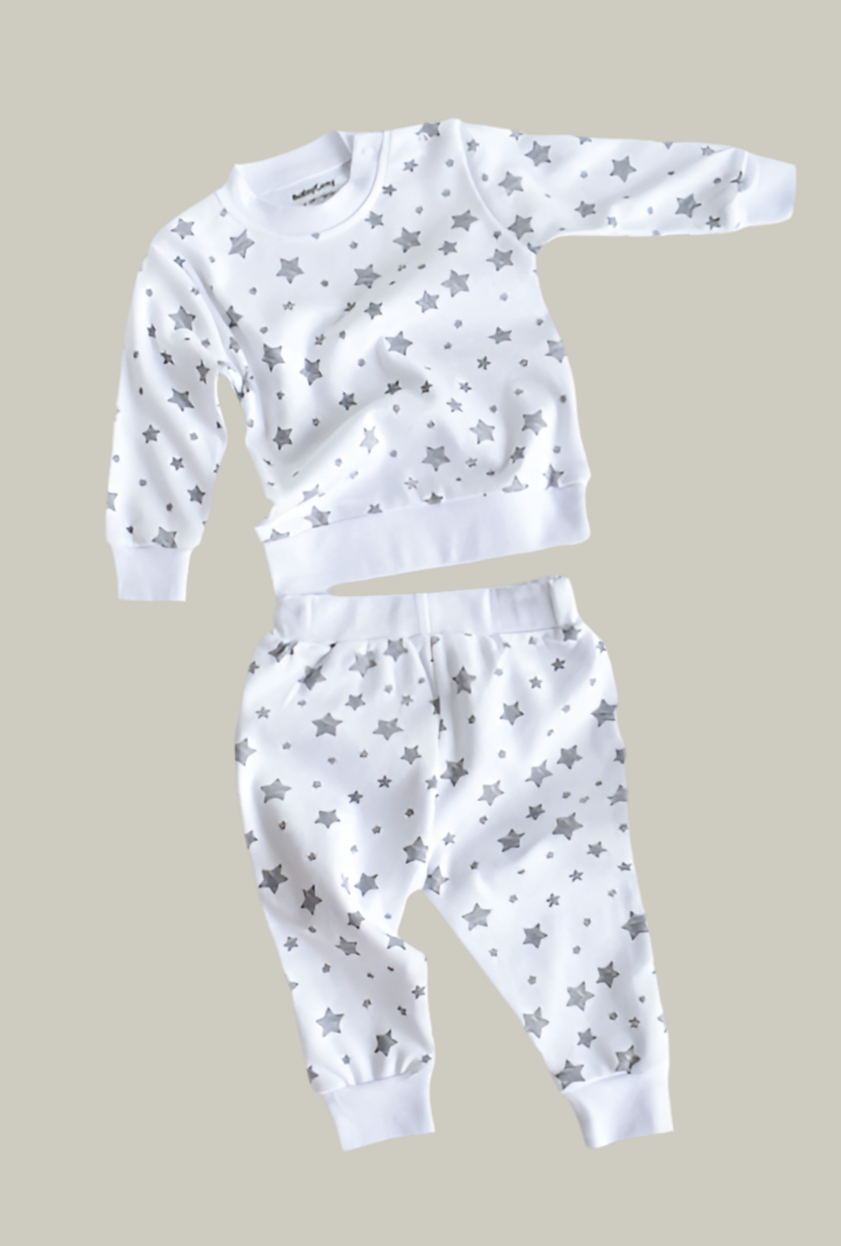 100% organic cotton baby boys and girls pajamas, Tee and pant 2-piece Set
