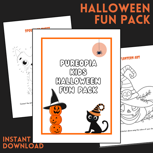 Pureopia Kids Halloween Activity Pack (Digital Download)