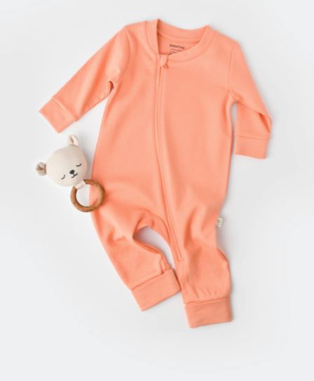 100% Organic Baby Footless Rompers